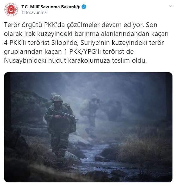 Bakanlık açıkladı! PKK'da çözülmeler devam ediyor - 1