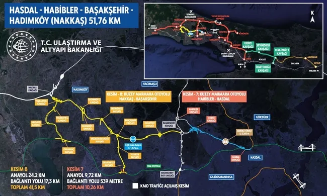 Bakan Karaismailoğu ’Kuzey Marmara Otoyolu Projesi’ hakkında sevindiren gelişmeyi duyurdu!