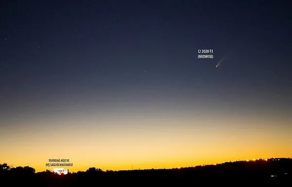 NASA'nın duyurduğu Neowise kuyruklu yıldızı Türkiye'den fotoğraflandı - 1