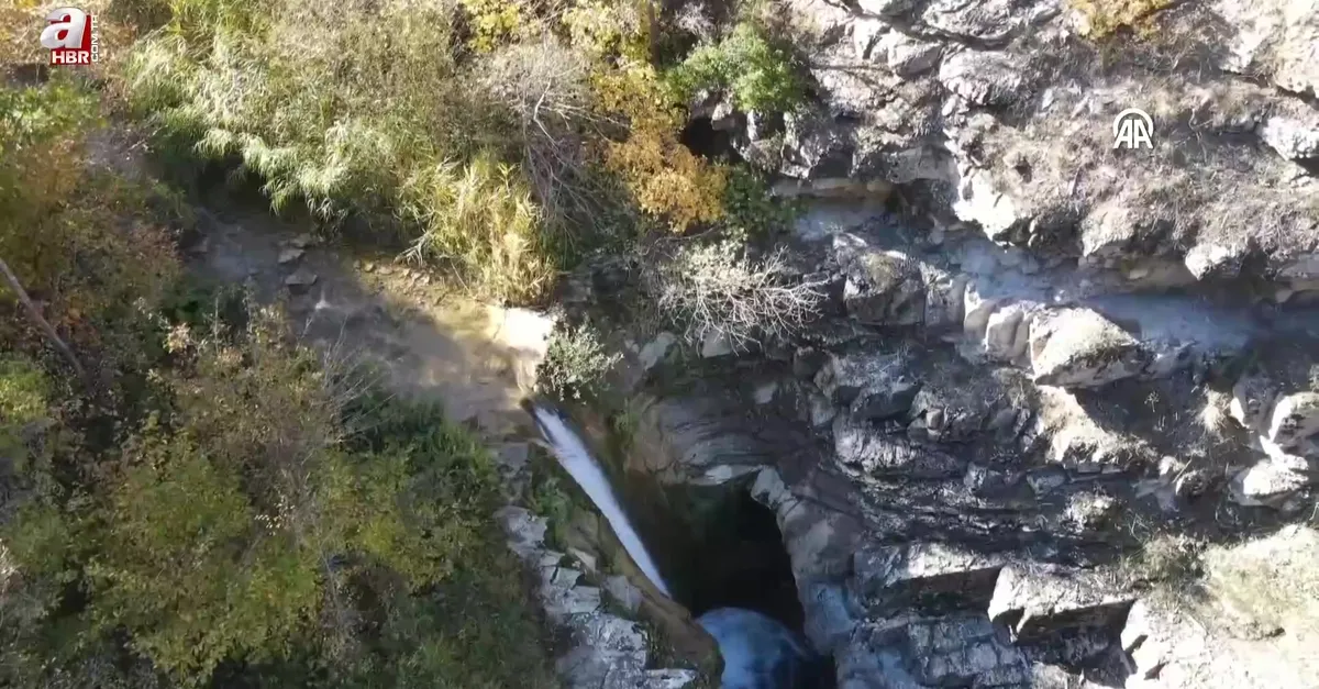 Dağlar arasında gizli! Karakütük Şelalesi keşfedilmeyi bekliyor