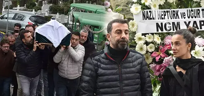 Anneye acı veda! Emre Karayel cenazede güçlükle ayakta kaldı