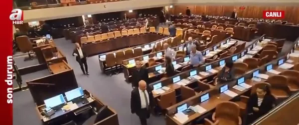 SON DAKİKA | İsrail meclisinde panik anları: Roket geliyor! Hamas korkulu rüyaları oldu