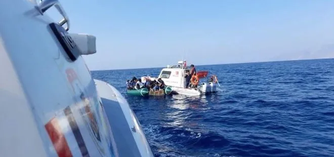 Çanakkale’de Türk kara sularına geri püskürtülen 20 düzensiz göçmen kurtarıldı