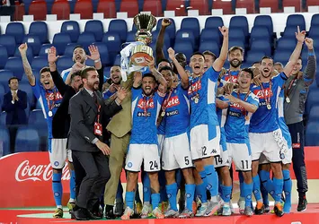 Juventus'u yenen Napoli İtalya Kupası'nı kazandı