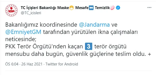 İçişleri Bakanlığı duyurdu: Şırnak'ta 2 PKK'lı terörist etkisiz hale getirildi - 3