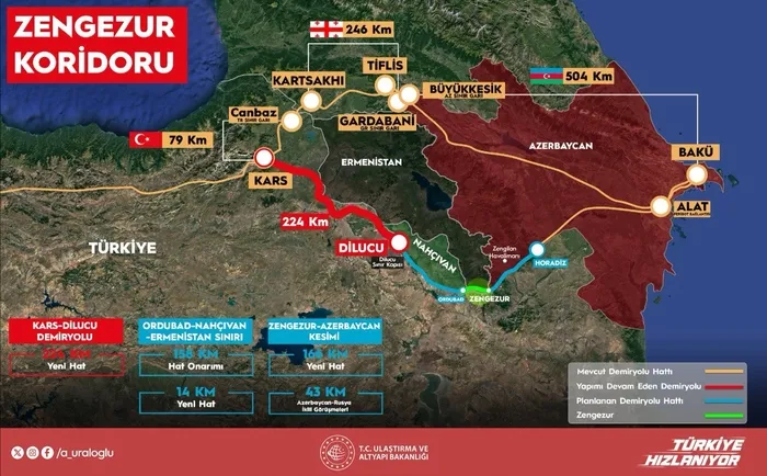 Bakan Uraloğlu'ndan Zengezur Koridoru sözleri: 147,6 milyar lira kazandıracak - 4