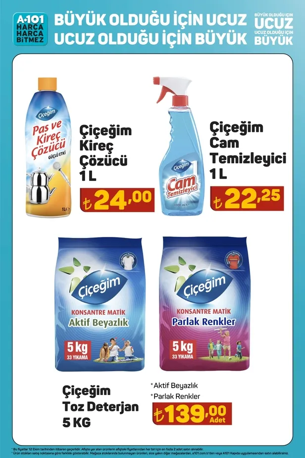 14 Ekim A101 aktüel ürünler kataloğu yayınlandı! 28 bin TL’ye benzinli Moped, 179 TL’ye 5L sıvı yağ 299 TL’ye Mop Kova seti, 22 TL’ye 2kg un satışa sunuluyor