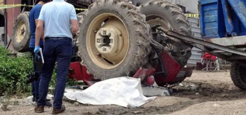 Osmaniye'de traktör devrildi: 1 ölü, 2 yaralı