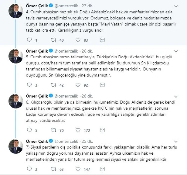 AK Parti’den Kemal Kılıçdaroğlu’nun skandal Doğu Akdeniz açıklamasına tepki