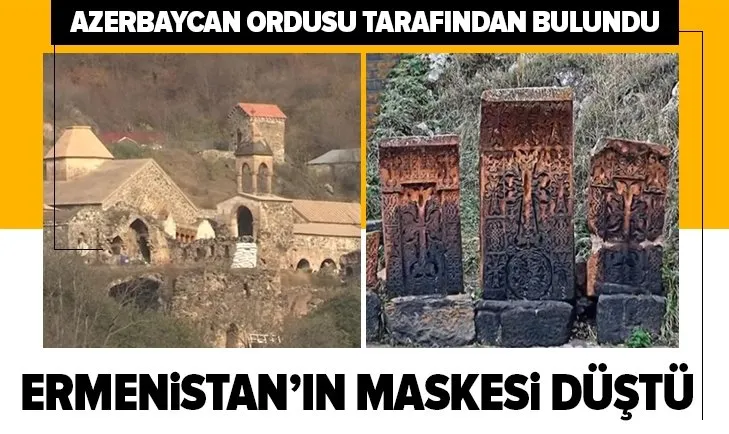 Azerbaycan Ordusu tarafından Ermenistan’ın Kelbecer'de uydurma tarih atölyesi bulundu