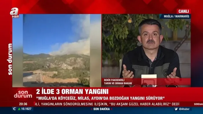 Orman yangınlarında son durum! Tarım ve Orman Bakanı Bekir Pakdemirli'den flaş açıklamalar - 2