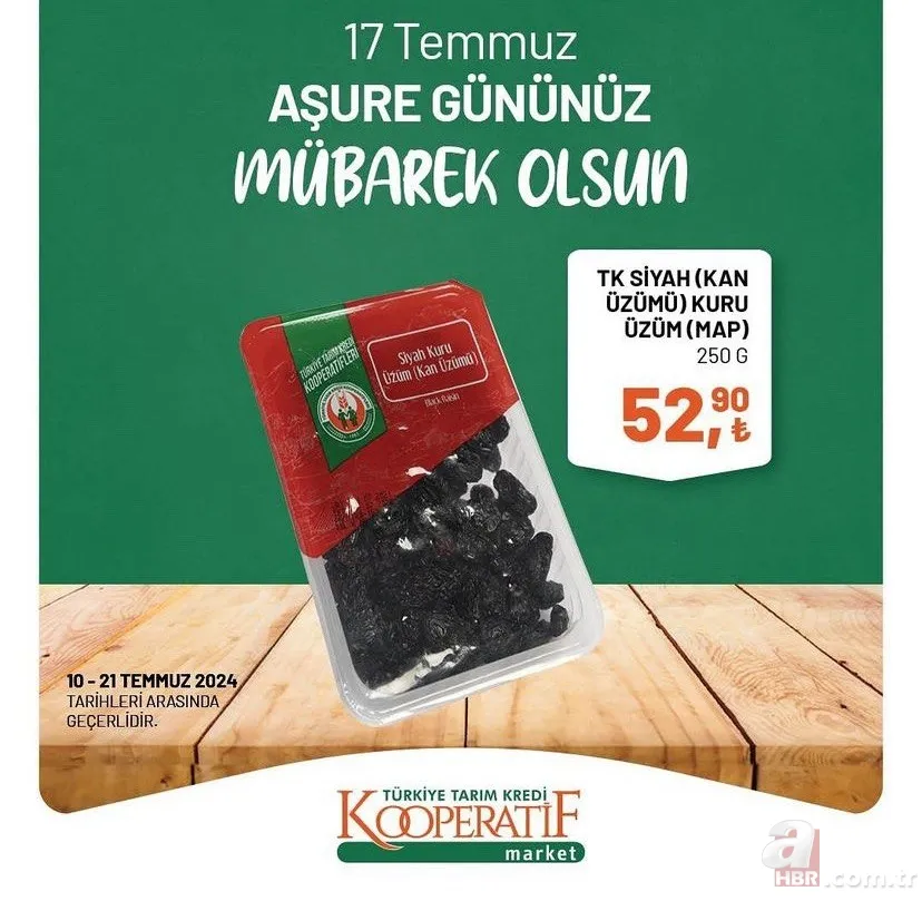 Tarım Kredi Market'te fırsat kataloğu geldi! 70 üründe indirim var: Gül suyu 47.90, buğday 18.50 TL, TK antep fıstığı 187,90 TL 5