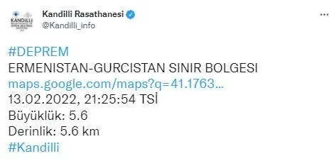 AFAD duyurdu! 6.2 büyüklüğünde depremle sallandılar | Ermenistan ve Gürcistan’da deprem | Türkiye’de bazı illerde de hissedildi | Son depremler