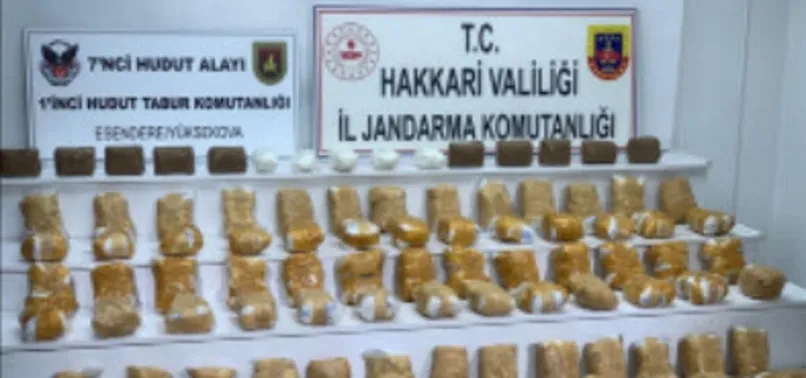 MSB: 185,7 kilo uyuşturucu ele geçirildi