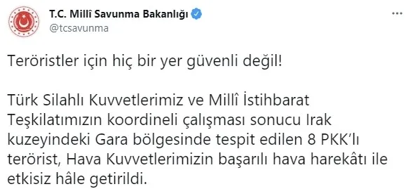 Son dakika: Gara'daki 8 terörist etkisiz hale getirildi - 2