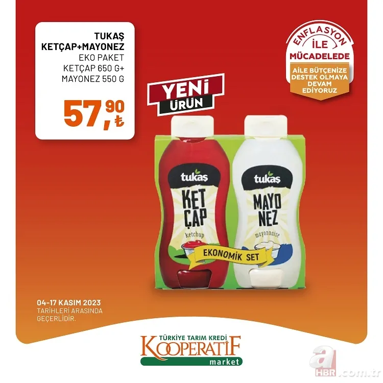 Tarım Kredi Market indirim yarın sona eriyor! 40'lı tuvalet kağıdı 154,90 TL, Çay 89 TL, 100'lü peçete 13,90 TL ve pilavlık bulgur 48,90 TL'den satışa sunuyor 24