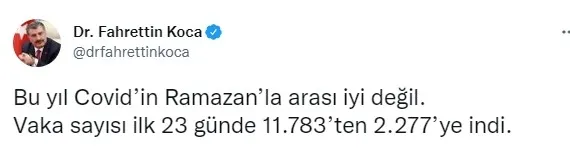 Sağlık Bakanlığı Kovid-19 tablosu | 24 Nisan 2022 vaka ve vefat rakamları