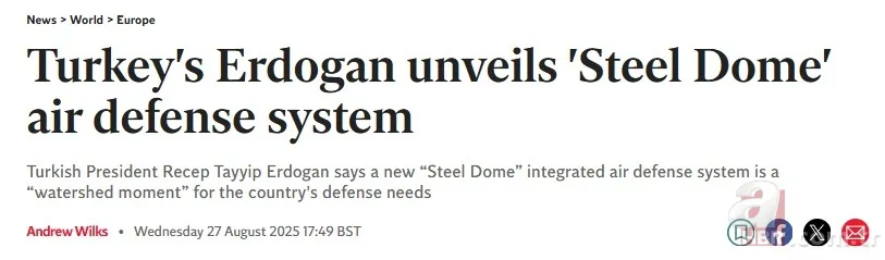 Türkiye'nin Çelik Kubbesi dünyada ses getirdi: Ankara için dönüm noktası | Yunandan İsrail basınına işte o manşetler 10