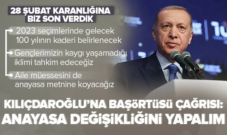 Başkan Erdoğan’dan Kılıçdaroğlu’na çağrı