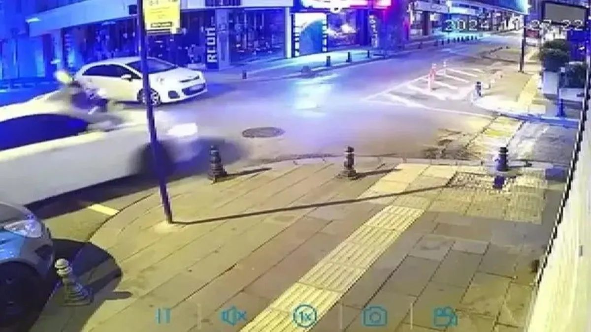 Pendik'te kurye ölümden döndü! Çarpıp kaçan sürücü yakalandı