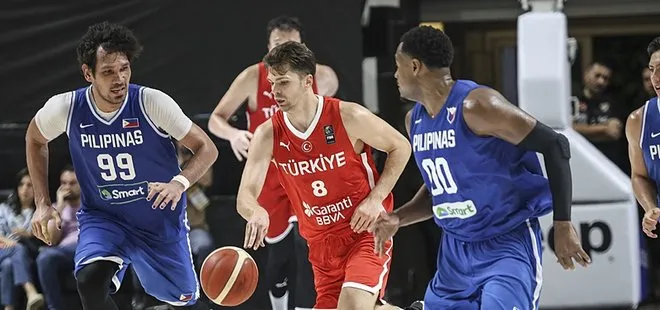 A Milli Erkek Basketbol Takımı hazırlık maçında galip! Filipinler’e şans tanımadık...