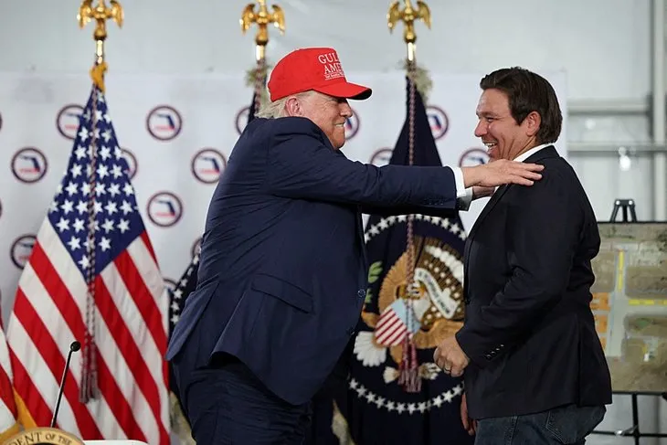 Trump’tan çevresi timsahlarla çevrili Alcatraz’da yeni görüntüler: Biden’a küfür göçmenlere tehdit!
