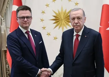 Külliye'de önemli kabul! Başkan Erdoğan, Polonya Meclis Başkanı ile görüştü