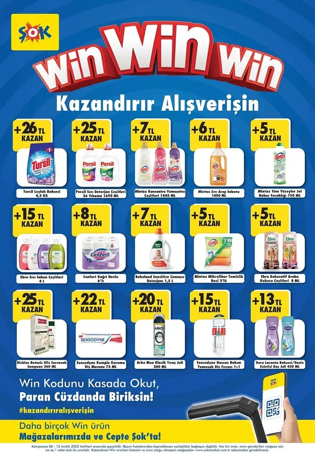 ŞOK 11 Aralık aktüel kataloğu yayınladı! Bu hafta ŞOK’ta %50’ye ulaşan indirim ve peşin fiyatına 6 taksit seçenekleriyle avantajı sunuluyor
