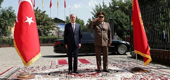 Milli Savunma Bakanı Hulusi Akar Kırgızistan’da