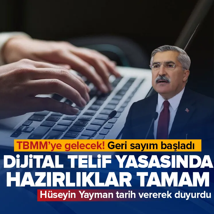Dijital Telif Yasası hazırlıkları tamam