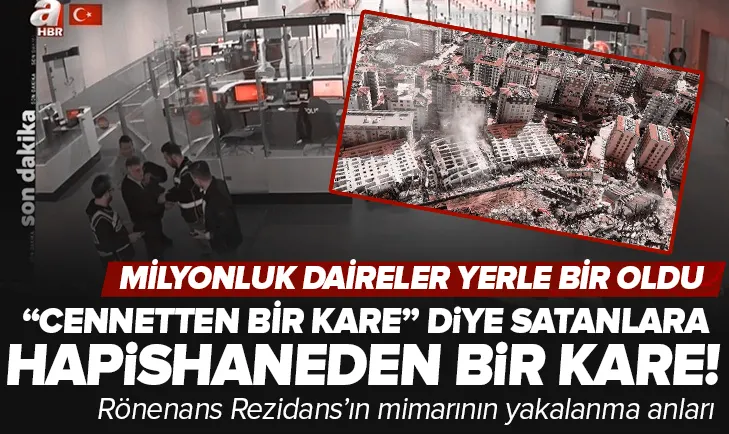 Rönesans rezidansın mimarı yakalandı