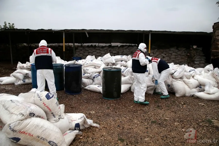 Dİyarbakır'da 157 ton amonyum nitrat ele geçirildi 8