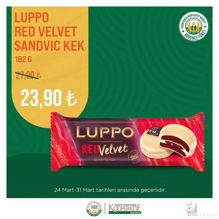 Tarım Kredi MARKET Mart İNDİRİMLERİNDE YOK YOK! Anne babalar dikkat! Bebek bezinde %12 düşüş! ÇAY 69.90, Hurma 16,90 TL! 7