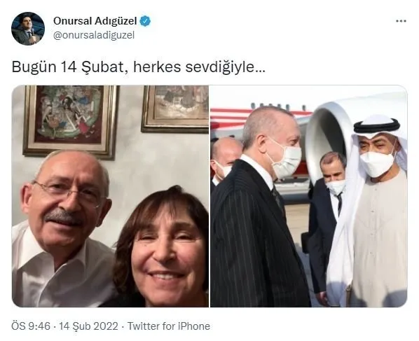 CHP’li Onursal Adıgüzel’in 14 Şubat rezilliğine tepkiler çığ gibi! Siyasiler Başkan Erdoğan’a böyle sahip çıktı: Sorumluluğunu yerine getirmiştir