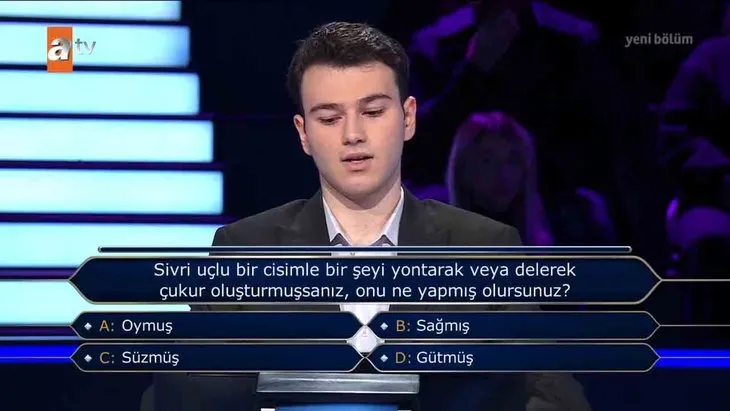 Kim Milyoner Olmak İster’de tarihi anlar! 5 Milyon TL’lik soru açılıyor