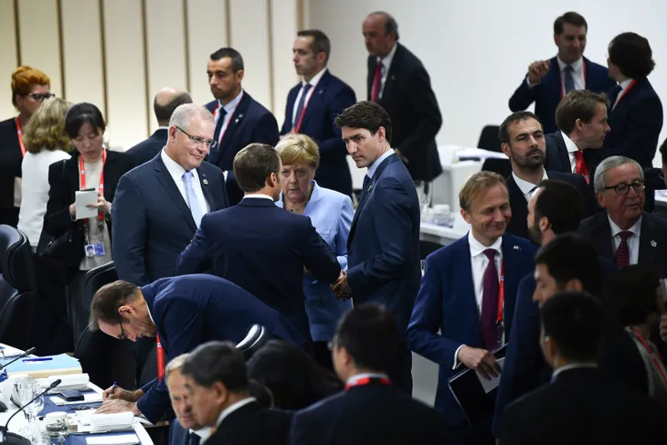 G20 Osaka Liderler Zirvesi başladı! İşte tarihe geçen kareler