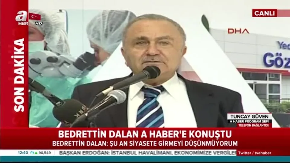 Bedrettin Dalan A Haber’e açıkladı! MHP’den İstanbul Büyükşehir Belediye Başkan adayı olacak mı?