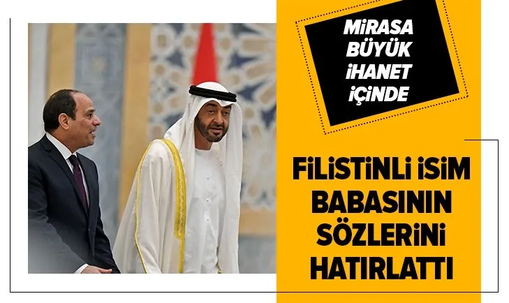 Filistin’in eski Ankara Büyükelçisi Ribhi Hallum’dan Muhammed bin Zayid Al Nahyan’a sert sözler!