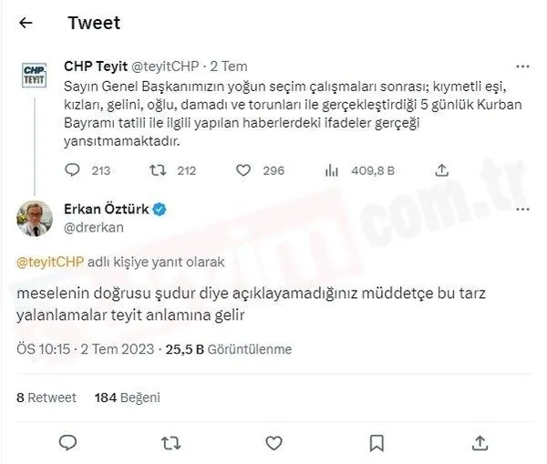 1688447131856.jpeg Kemal Kılıçdaroğlu'nun ultra lüks tatilini troller ve Genel Merkez aklamaya çalıştı! CHP'liler isyana başladı: Utanmadan nasıl tatil yapabilir? - 4