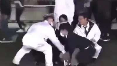 Japonya Başbakanı’nı böyle korudular