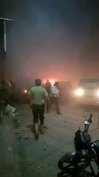 Azez'de bombalı terör saldırısı: 14 ölü - 1
