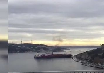 Son dakika: İstanbul Boğazı'nda gemi kazası