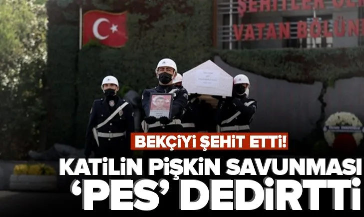 Bekçiyi şehit eden zanlından pişkin savunma: Örnek vatandaşım kastım yok