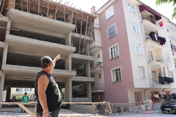 Görüntüler Ankara’dan… Bir garip yapı: Bina duvarı manzaralı balkonlar ’Hapsolduk, dışarı bakamıyoruz’