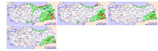 Meteoroloji saat verip uyardı: Kar geliyor | Dondurucu Rusya soğukları etkili olacak! İşte kar yağacak iller - 13