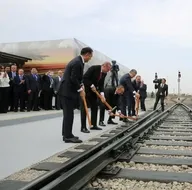 Bakü - Tiflis - Kars demiryolu seferlerine başlandı