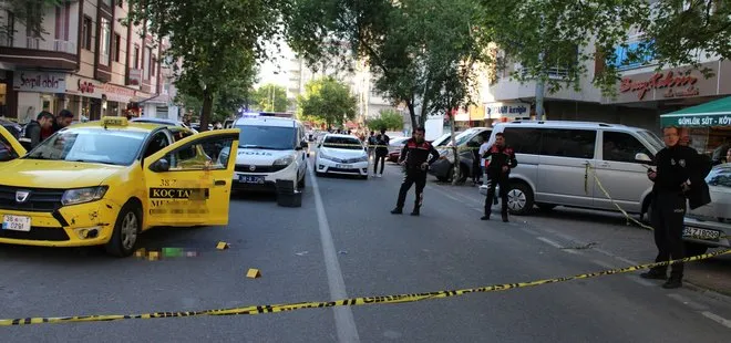 Kayseri’de sokak ortasında alacak-verecek cinayeti! Taksi sahibinin oğlu önünü kestiği sürücüyü başından vurdu