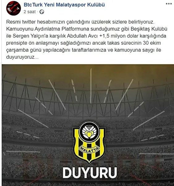 Malatyaspor'a büyük şok! Hesabı çaldılar - 2