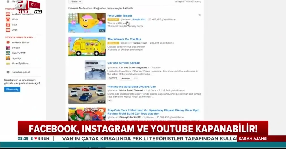 Facebook, Instagram ve Youtube kapanabilir!