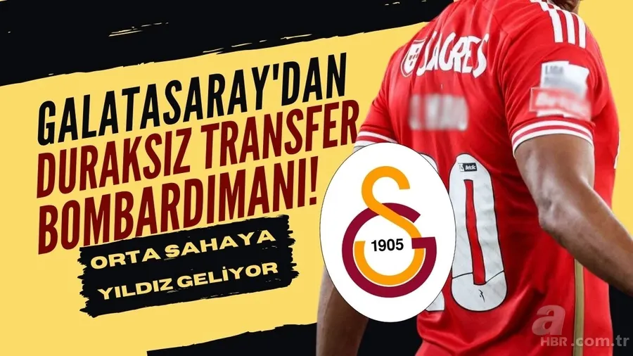 Galatasaray'dan duraksız transfer bombardımanı! Orta sahaya yıldız ismi getiriyor 1